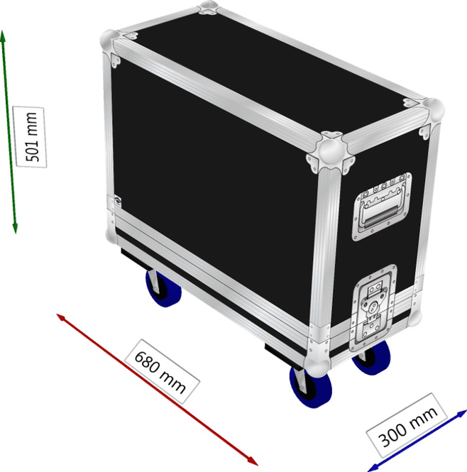 Hovedbilde Fender 65 Deluxe Reverb, m/hjul m/brems